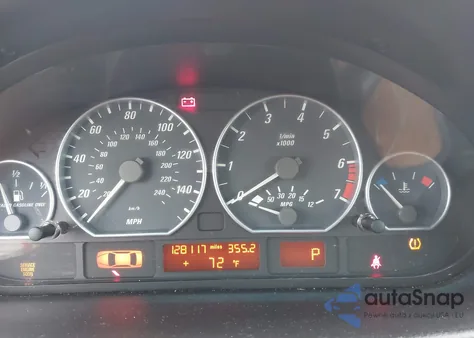 2003 BMW 330Ci из США, поврежденный, VIN WBABS53433JU98091